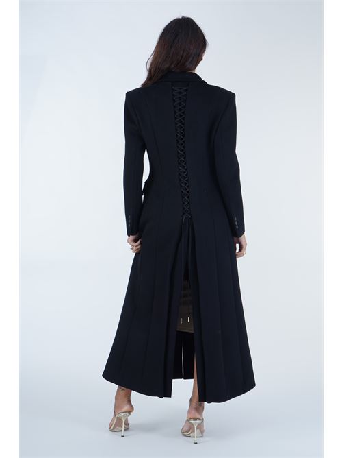 Cappotto nero Spelli in misto lana Alma Sanchez | SPELLI-PNERO